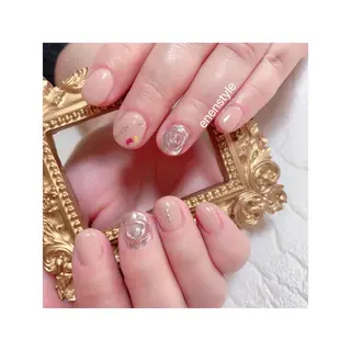 ショート ネイル 👑enen style👑のネイルデザイン