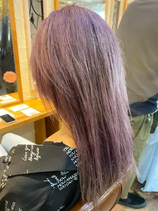 ロング カラー パーマ ヘアアレンジ メンズ キッズ ネイル マツエク・マツパ 🌈髪質改善・美髪矯 正・平野瀬乃🌈のヘアスタイル