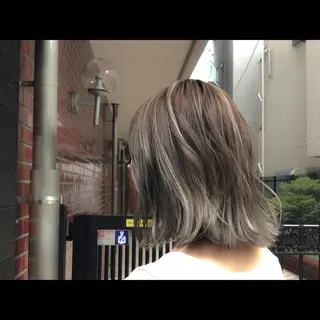 ミディアム カラー 小森谷 亮太のヘアスタイル
