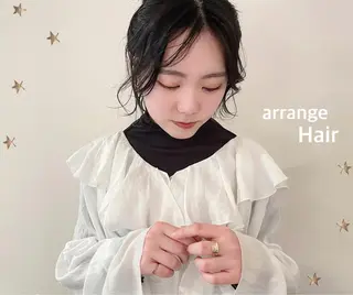 セミロング カラー 市川 千夏のヘアスタイル