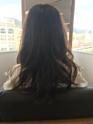 ロング カラー 松本 俊樹のヘアスタイル