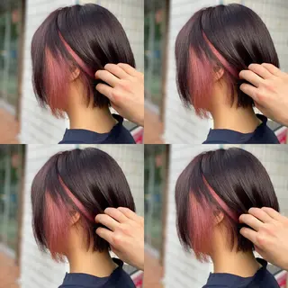 ミディアム カラー 梅田中崎町髪質改善 /オキヒロト/エコルのヘアスタイル