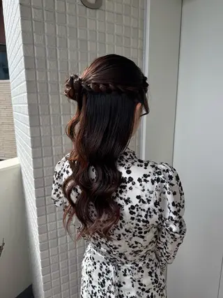 ヘアアレンジ 縮毛矯正/エクステ /艶カラー/ヘアメのヘアスタイル