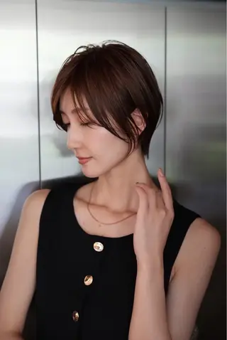 ショート カラー 加賀 千聖 /soigneのヘアスタイル