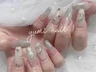 ネイル 𝐲𝐮𝐦𝐢🎀 長さ出しデザイン専門のネイルデザイン