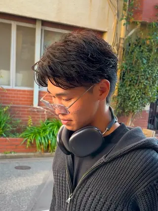 ショート パーマ メンズ メンズの悩み解決専門 柏パーマ職人/曽我尾のヘアスタイル