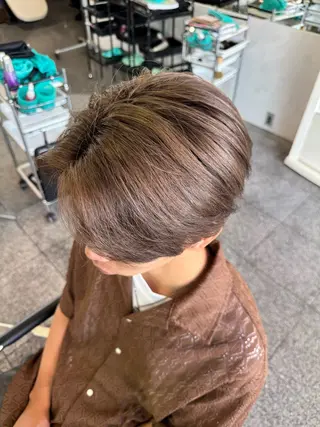 ショート カラー メンズ 🫧ヒシダアキ taboo.i🫧のヘアスタイル