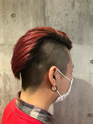 ショート カラー パーマ ヘアアレンジ メンズ キッズ ネイル マツエク・マツパ EnBlesS西宮 マンツーマン神道有基のヘアスタイル