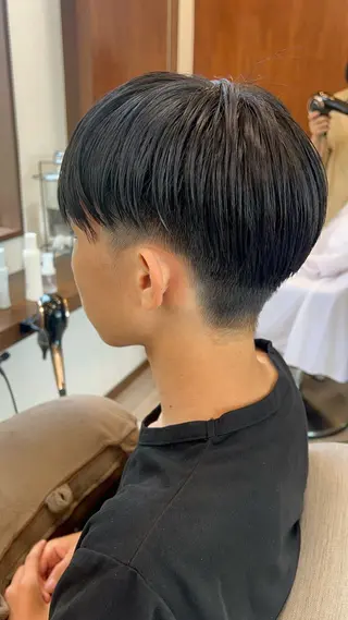 メンズ むらたナチュラルパー マ🌀透明感カラーのヘアスタイル