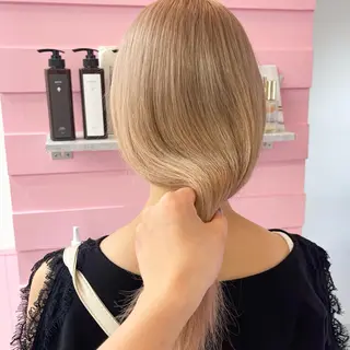 カラー 🎀ミルクティー/暖 色×レイヤー/マリアのヘアスタイル
