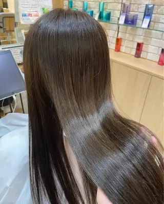 セミロング カラー 木下 マサキのヘアスタイル