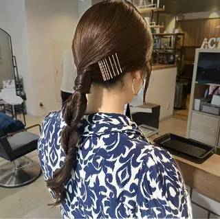 ロング ヘアアレンジ 🌷レイヤーカット/ フルキシオリ🌷のヘアスタイル