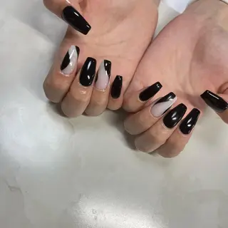 ショート カラー ネイル nail salon LNのネイルデザイン