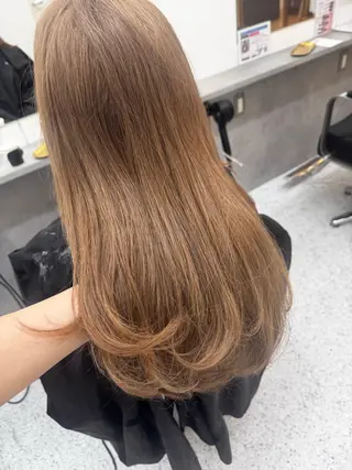 ロング ダブルカラー✨️ 五島桜樫のヘアスタイル
