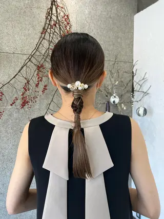 ロング ヘアアレンジ eim AYUKAのヘアスタイル