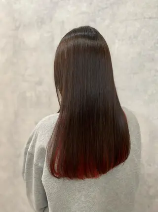 ロング カラー yuite 新河岸のヘアスタイル