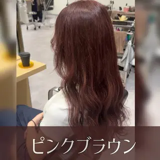 セミロング カラー 癖毛改善縮毛矯正 /中山なかやまのヘアスタイル