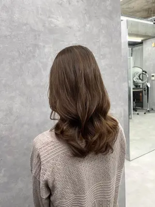 セミロング パーマ yuri🌼 NUMBER 天王寺のヘアスタイル