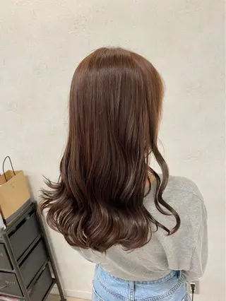 カラー Wカラー┆ブラウン ┆うる艶┆ゆうはのヘアスタイル