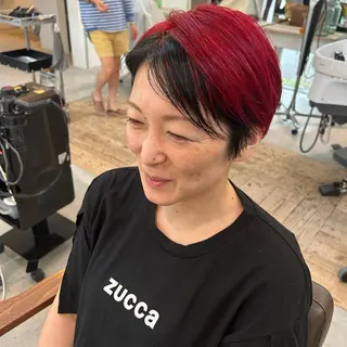 ショート 綿貫 美雪のヘアスタイル