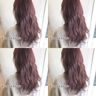 セミロング カラー あさだ しゅうたろうのヘアスタイル