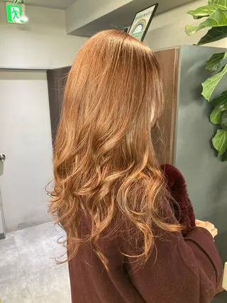 ロング カラー ブリーチ&似合せボブ 田中寛十のヘアスタイル