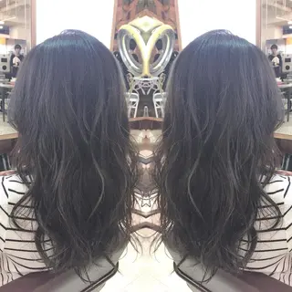 ロング カラー 青木 茂樹⭐️ 透明感カラーのヘアスタイル