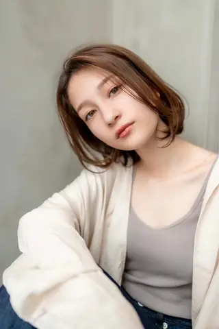 ショート カラー 韓国ヘア 店長NEGIのヘアスタイル