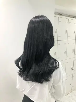 ミディアム カラー ヘアアレンジ Over hair_ misakiのヘアスタイル