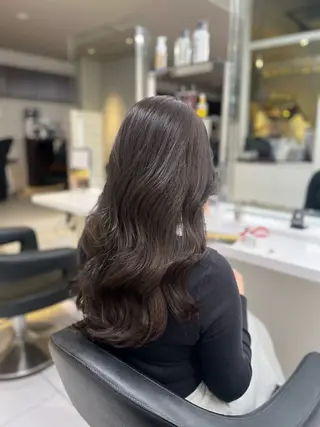 ロング カラー ヘアアレンジ 透明感×韓流ハイ トーン🫧RYUTAのヘアスタイル
