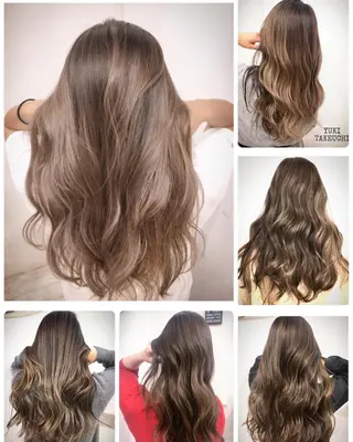 ロング カラー 武内 由貴のヘアスタイル