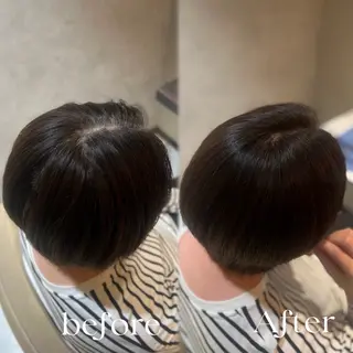 カラー 井上 香朋のヘアスタイル
