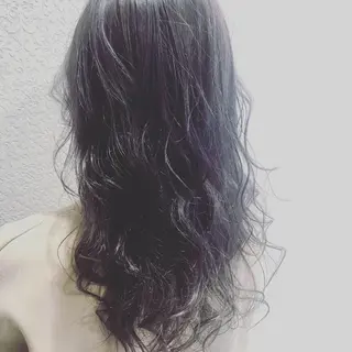 セミロング カラー 難しい髪質の縮毛矯正 高岡/射水/髪質改善のヘアスタイル