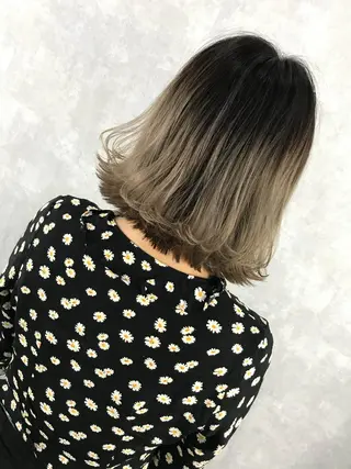 ミディアム カラー TOMOYA/ ショート、レイヤーのヘアスタイル