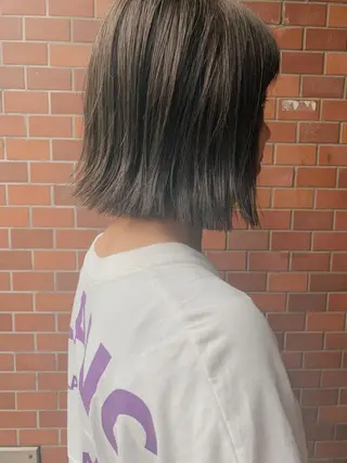ミディアム 丹羽大喜 縮毛矯正/美髪矯正のヘアスタイル