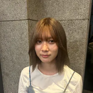 ショート カラー 🤡暖色レイヤー 🤡みさきのヘアスタイル