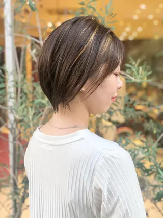 ショート カラー ✂️ショートの匠✂️ 國井慎平のヘアスタイル