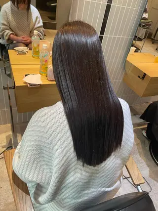 セミロング 複雑履歴に対応ブリー チ無しダブルカラーのヘアスタイル