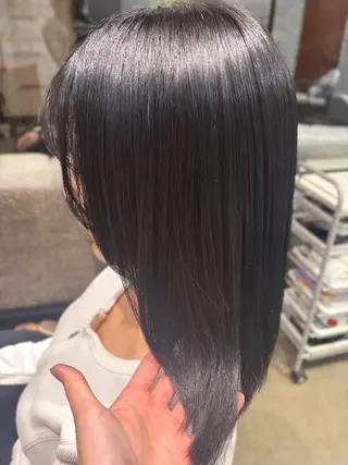 セミロング kingdom青山店 小宮愛理のヘアスタイル