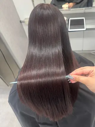 ロング カラー パーマ 🕯コバ/レイヤー/ 美髪縮毛🕯のヘアスタイル