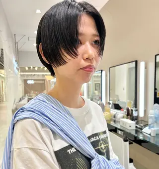 ショート カラー 🌿ショート🌿 パーマ🌿淳平のヘアスタイル