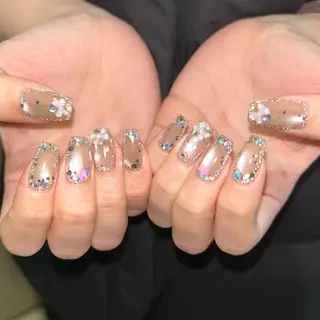 ネイル パラあり！フィルイン 美フォルムのネイルデザイン