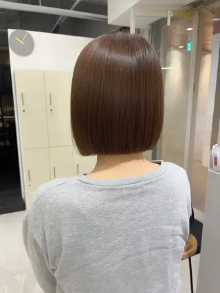 ショート 🥇赤み消しカラー／ 髪質改善の匠🥇のヘアスタイル