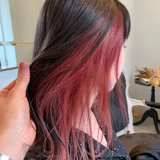 ミディアム カラー SAKINO. ベージュカラーのヘアスタイル