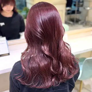 セミロング カラー 艶カラー/ ななみのヘアスタイル