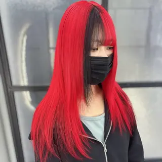 ロング カラー Ren. 🦋デザインカラーのヘアスタイル
