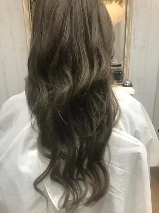 ロング カラー チビ編み込みエクステ シールEXどぅ〜すのヘアスタイル
