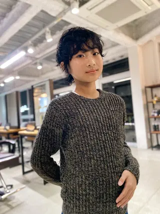 ショート パーマ KOOKI スティードトーキョーのヘアスタイル