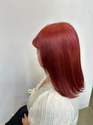 セミロング カラー ヘアアレンジ 暖色💖ツヤ髪💖 masae🌼のヘアスタイル