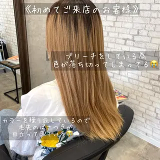 ミディアム カラー ヘアアレンジ 🌻あいり merci.🌻のヘアスタイル